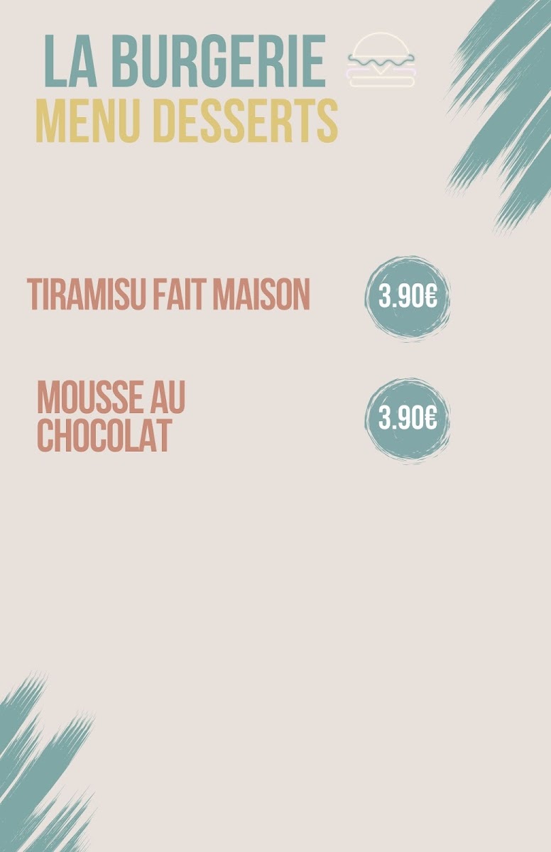 Menu La Burgerie - Grenoble-4